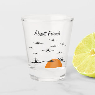 Verre A Shot Amis absents F4U Corsair