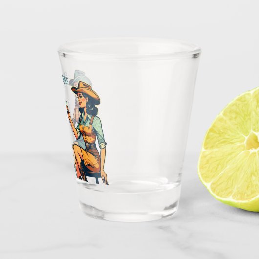 Verre A Shot Amis de la fille à boire Chaussures sur mesure (Droite)