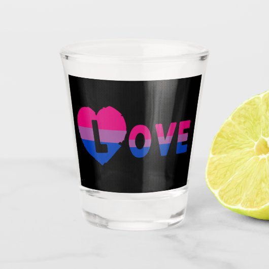 Verre A Shot AMOUR Bisexuel (Devant)