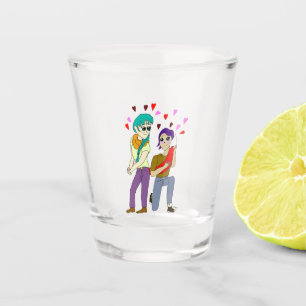 Verre A Shot amour de queue
