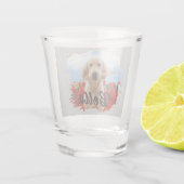 Verre A Shot Amoureux des chiens unique simple et moderne (Dos)