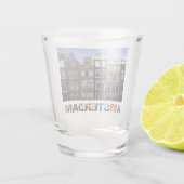 Verre A Shot Amsterdam Pays-Bas Canal Maisons Voyage (Dos)