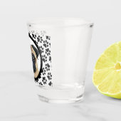 Verre A Shot Amusant unique Stocker Stuffer Chien Paw photo Paw (Droite)