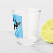 Verre A Shot Amusante baleine orque mignonne dessin animé (Droite)