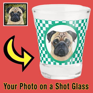 Verre A Shot Amusants Unique Votre Animal Chien Chien Chien Chi