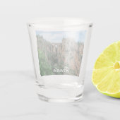 Verre A Shot Ancien pont historique à Ronda, Espagne (Dos)