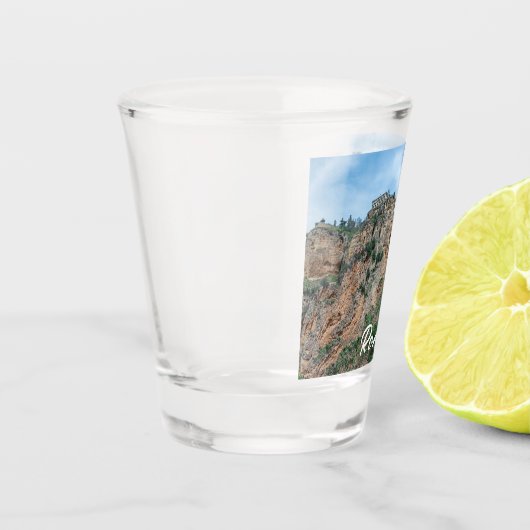 Verre A Shot Ancien pont historique à Ronda, Espagne (Gauche)