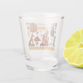 Verre A Shot Ancienne Egypte Collage de graphismes égyptiens (Dos)