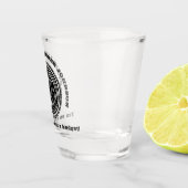 Verre A Shot Ancre humoristique entrelacée avec le capitaine de (Droite)