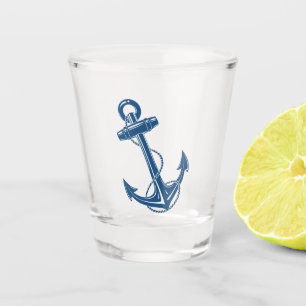 Verre A Shot Ancre nautique