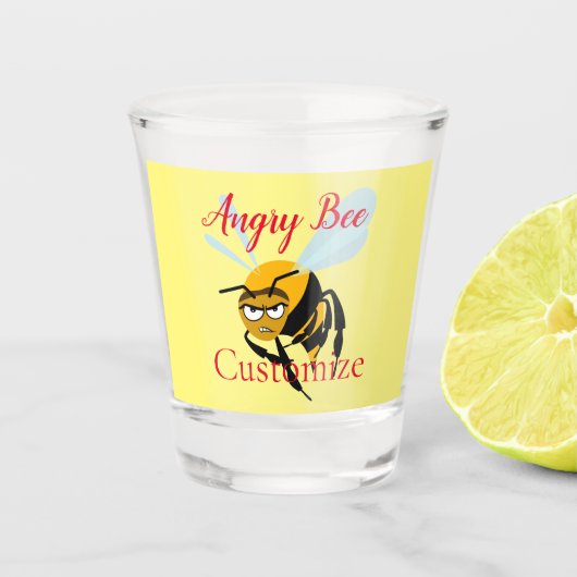 Verre A Shot Angry Bee Thunder_Cove (Devant)