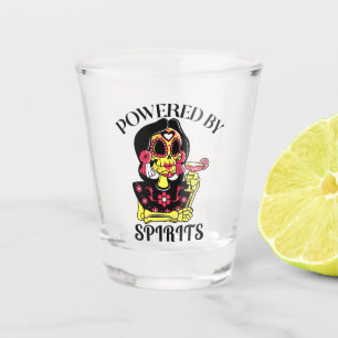 Verre A Shot Animée par des esprits féminins