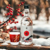 Verre A Shot Année du serpent rouge et or