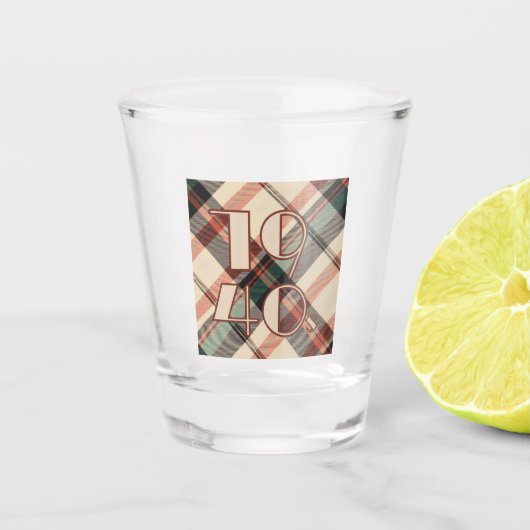 Verre A Shot Années 1940 (Devant)