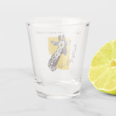 Verre A Shot Anniversaire inspirant de la Girafe Cool funky (Dos)