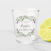 Verre A Shot Anniversaire lavande eucalyptus nom de la végétati (Devant)