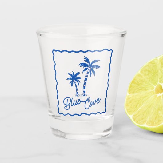Verre A Shot Anse Bleue (Devant)
