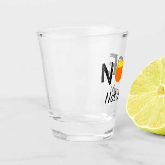 Verre A Shot Anti-Trump - Non, pas à nouveau II (Gauche)
