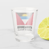 Verre A Shot Antigua-et-Barbuda (Dos)