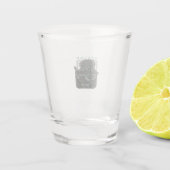 Verre A Shot apache guerrier (Dos)