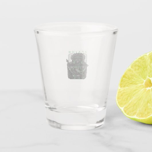 Verre A Shot apache guerrier (Dos)