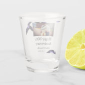 Verre A Shot applaudissements à 50 ans anniversaire ajouter nom (Dos)