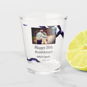 Verre A Shot applaudissements à 50 ans anniversaire ajouter nom