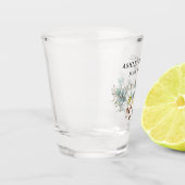 Verre A Shot Aquarelle Eucalyptus Mariage de verdure (Gauche)