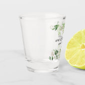 Verre A Shot Aquarelle Mariage de verdure (Gauche)