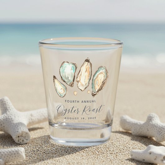 Verre A Shot Aquarelle Oyster & Pearl Oyster Roast Favoriser