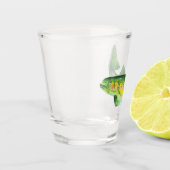 Verre A Shot Aquarelle truite arc-en-ciel (Gauche)