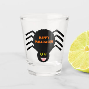 Verre A Shot Araignée noire d'Halloween