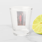 Verre A Shot Arbre de Noël Président John Kennedy & Jacqueline (Dos)