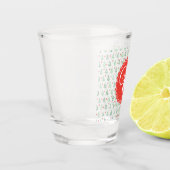 Verre A Shot Arbre de Noël rouge et vert (Gauche)