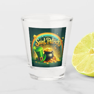 Verre A Shot Arc-en-ciel coloré Saint Patrick's Day