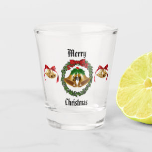 Verre A Shot Arc, guirlande, et Bells de Joyeux Noël