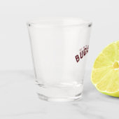 Verre A Shot Arc Vintage de Budapest, Hongrie (Gauche)