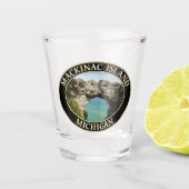 Verre A Shot Arch Rock sur l'île Mackinac, Michigan (Devant)