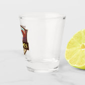 Verre A Shot Arches National Park Illustration Rétro (Droite)