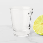 Verre A Shot Argent métallique 18e anniversaire (Gauche)