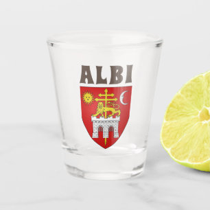 Verre A Shot Armoiries d'Albi, France