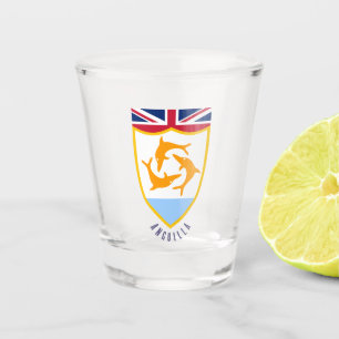 Verre A Shot Armoiries d'Anguilla