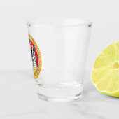 Verre A Shot Armoiries de Bergen, Norvège (Droite)