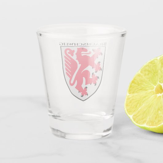 Verre A Shot Armoiries de Braunschweig, Allemagne (Dos)