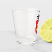 Verre A Shot Armoiries de Gdynia, Pologne (Gauche)