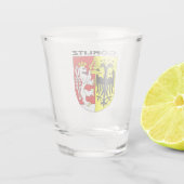 Verre A Shot Armoiries de Görlitz, Allemagne (Dos)