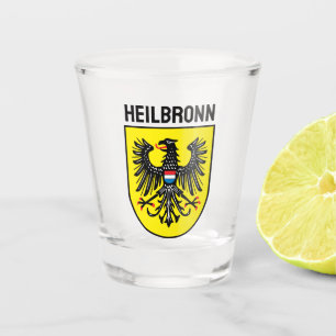 Verre A Shot Armoiries de Heilbronn, Allemagne