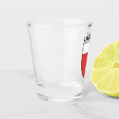 Verre A Shot Armoiries de Lausanne, SUISSE (Gauche)