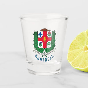 Verre A Shot Armoiries de Montréal, CANADA