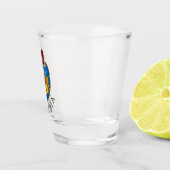 Verre A Shot Armoiries de Venise, Italie (Droite)